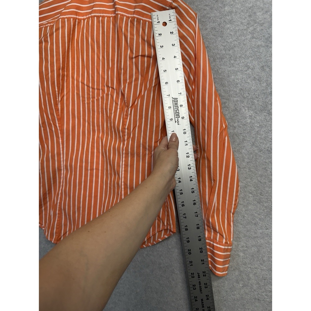 Ralph Lauren Black Label Striped Button-Up Shirt Big Pony Sz 2 Cotton Stretch - Picture 15 of 16